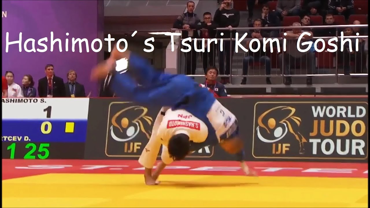 Hashimoto´s one handed Tsuri Komi Goshi [English]