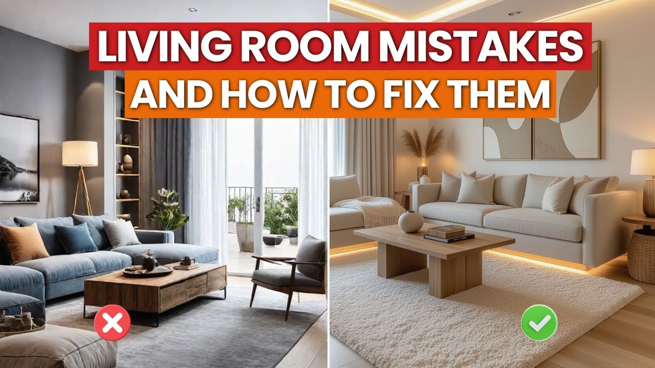 10 Mistakes You Should Not Make If You Want a Luxurious Living Room