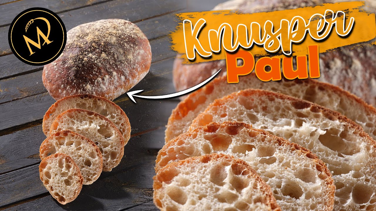Knusper Paul - leckeres Mischbrot mit Autolyse und Bassinage