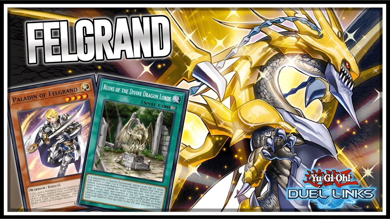 DIVINE DRAGON LORD FELGRAND! Get this AWESOME card with Ranked Ticket!! [Yu-Gi-Oh! Duel Links]