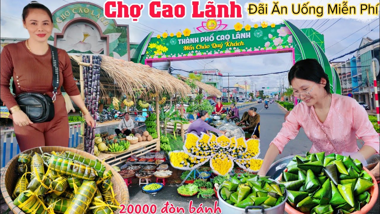 Tưng bừng Chợ Cao Lãnh đãi ăn uống Miễn Phí thả ga ở Lễ Giỗ Ông Bà Đỗ Công Tường 2024