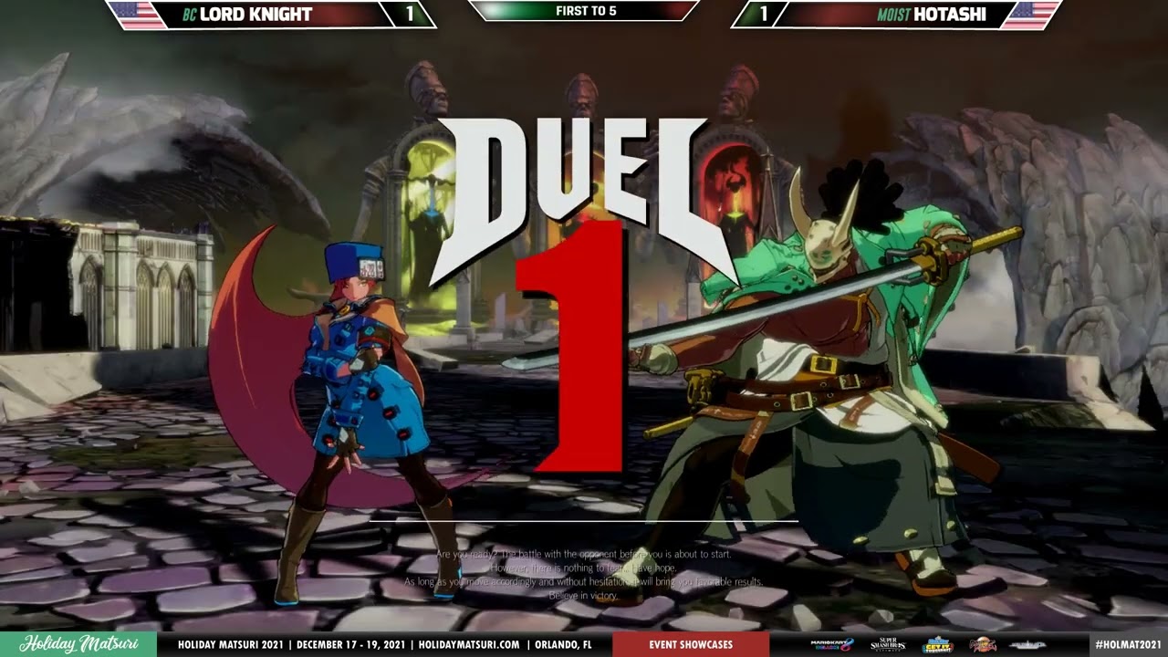 Holmat 2021 - Hotashi vs Lord Knight - Guilty Gear Strive Holiday Matsuri