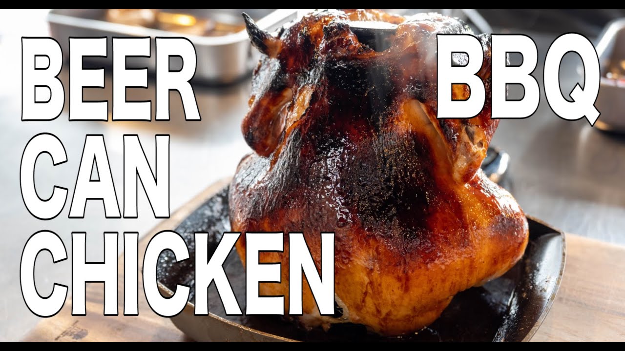 【ビア缶チキン】放置するだけで簡単！BBQ🍺キャンプ料理🍗