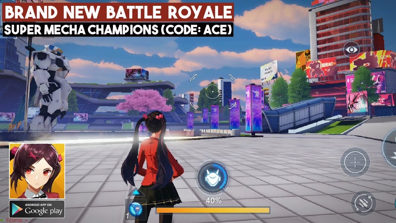 Super Mecha Champions Gameplay Android / iOS - Brand New Mobile Battle Royale CODE ACE