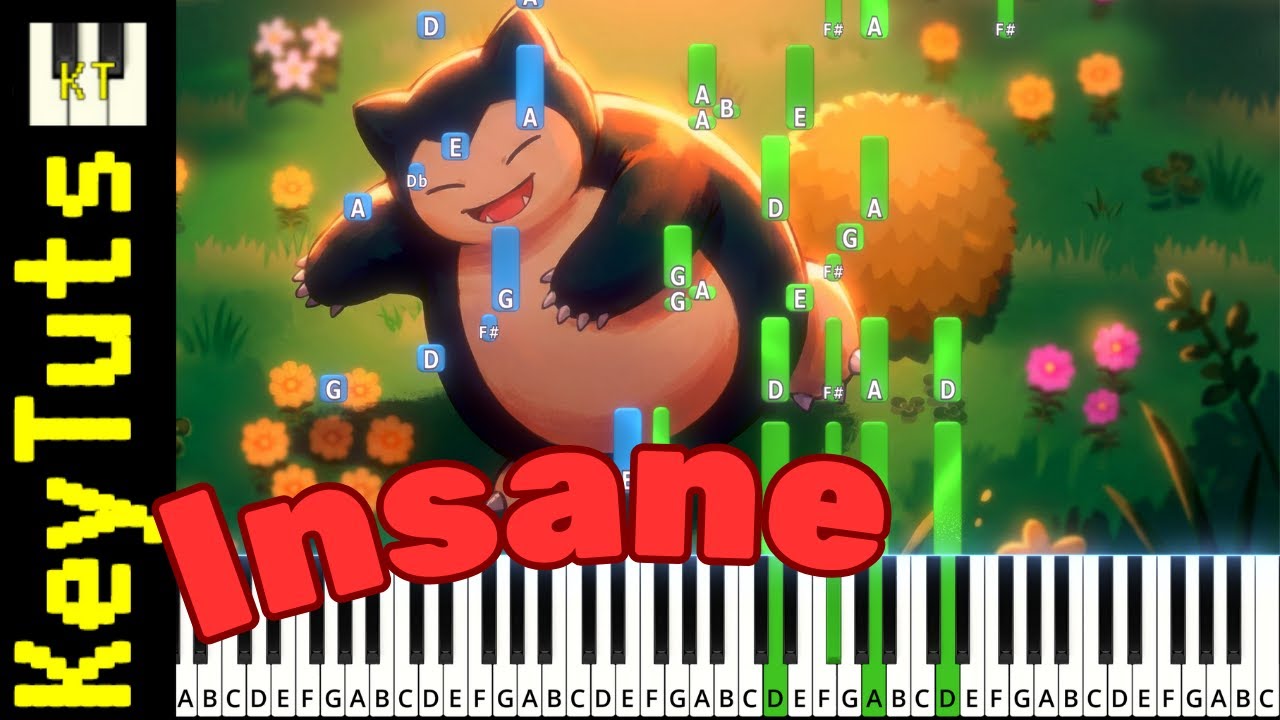 Greengrass Isle [Pokemon Sleep] - Insane Mode [Piano Tutorial] (Synthesia)