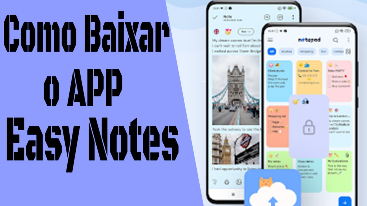 Como Baixar o Aplicativo Easy Notes Bloco de Notas Celular Android