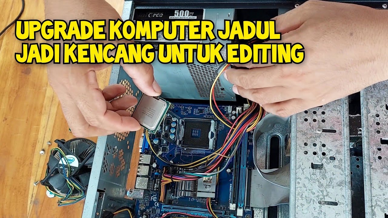 Upgrade Komputer Pentium Jadul Menjadi Kencang Biaya Irit, Monitor LG 24MK430