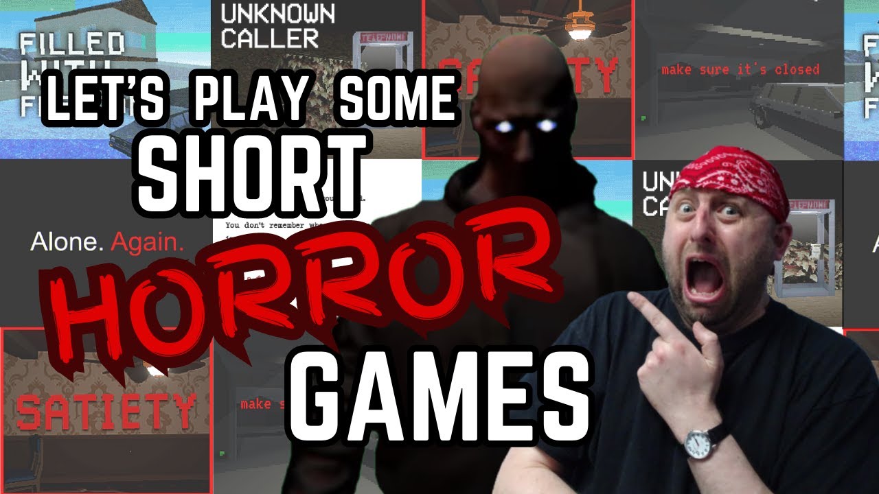 Let's play some SHORT HORROR GAMES (on itch) [Free to play in your web browser]