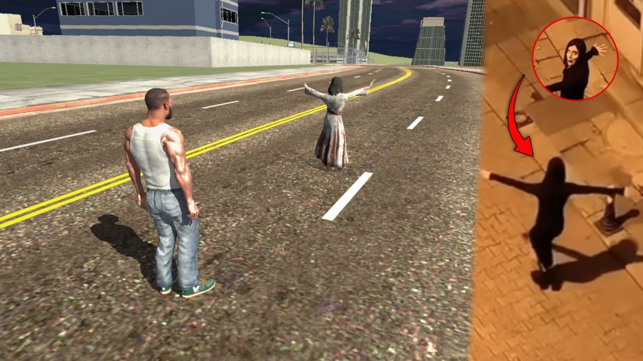 SERBIAN DANCING LADY in Indian Bike Driving 3D