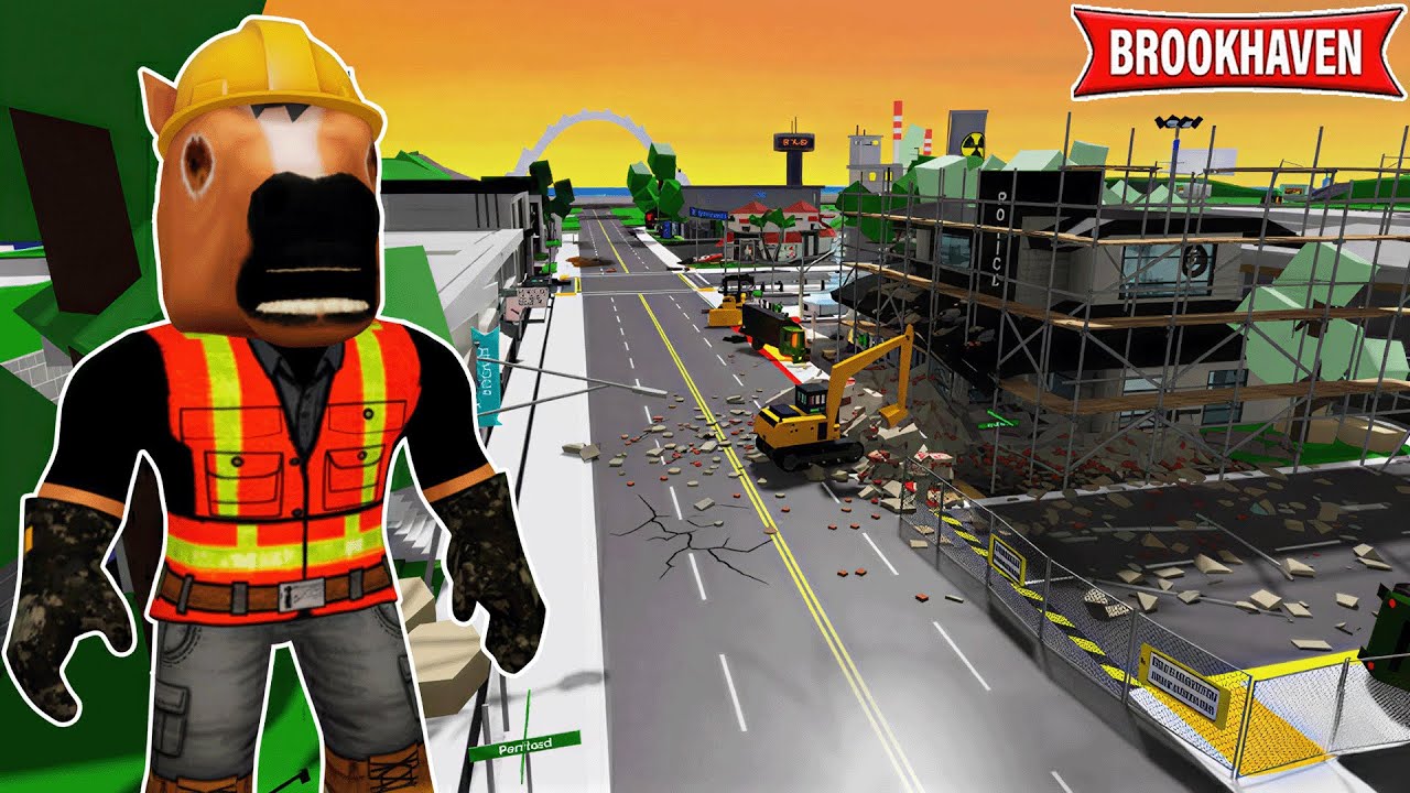 JE RÉPARE BROOKHAVEN APRÈS UNE GROSSE CATASTROPHE ROBLOX