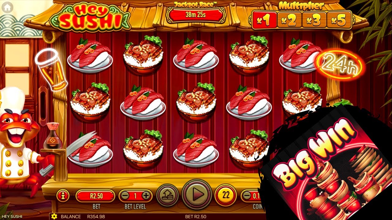 Hey Sushi   First Try on Hollywoodbets! - Big WIN!