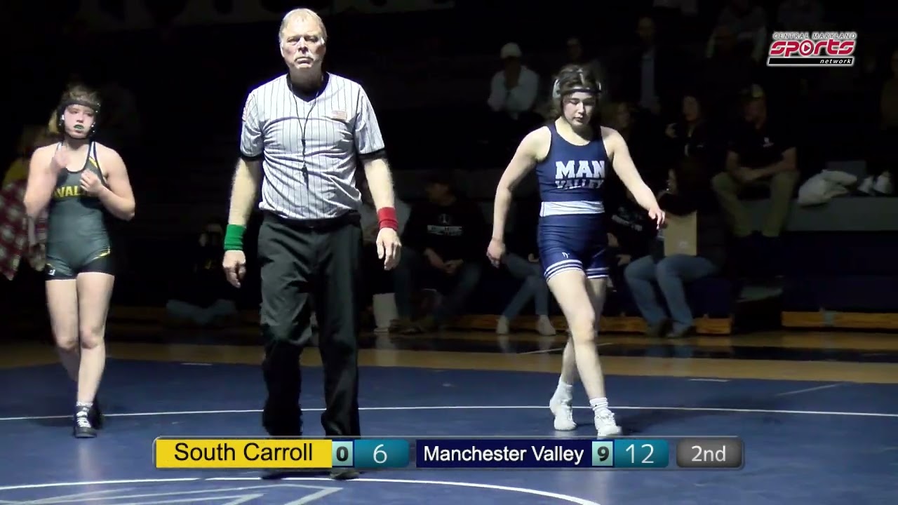 CMSportsNet: South Carroll at Manchester Valley (HD) Girls Wrestling FULL MATCH 1/23/24