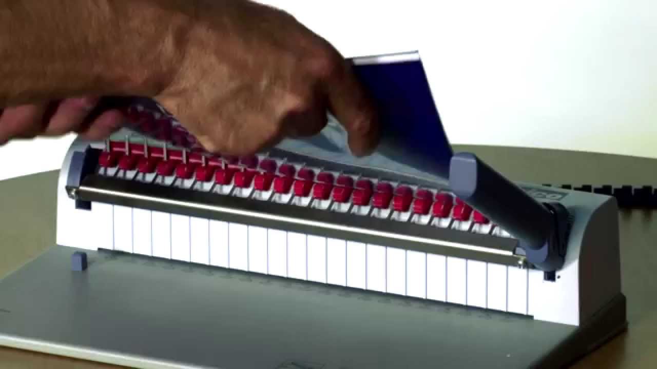 NZ BINDING HOW TO COMB BIND DOCUMENTS