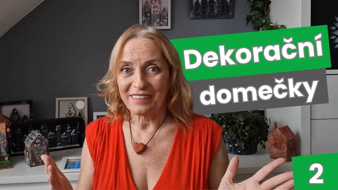 Dekorační domečky z odlévacích a modelovacích hmot: 1. díl - Ukázka hmot, odlitků a modelování