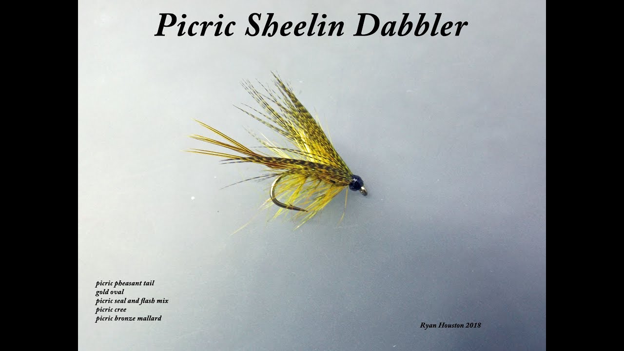 TYING THE PICRIC SHEELIN DABBLER WITH RYAN HOUSTON 2018