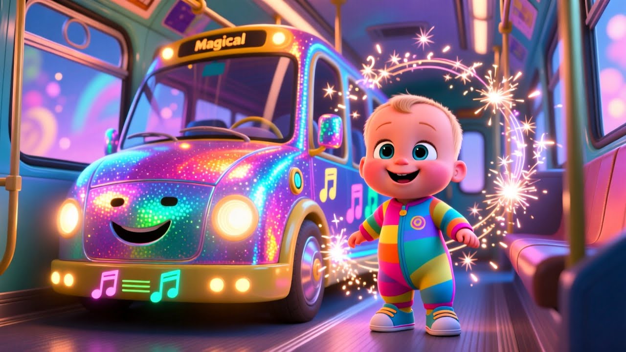 Magic Bus Beep Dance! | Fun Learning Song for Kids | Playful Bus Adventure 🚌🎶