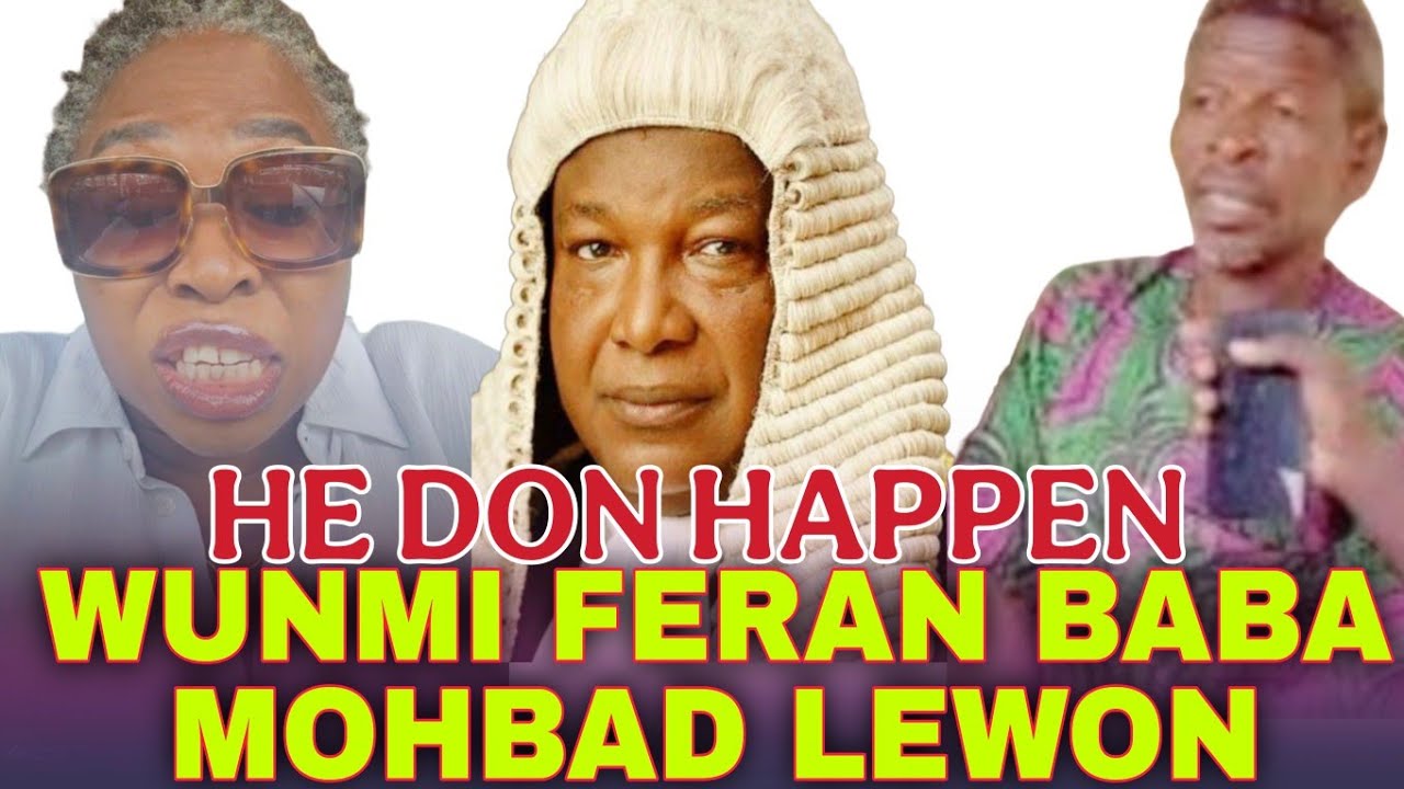 HA!! AFIGBATI WUNMI FE RAN BABA MOHBAD LEWON. MADAM BUKKY JESSE TU PEREPEERE ORO LORI ORO SAN SHITTU