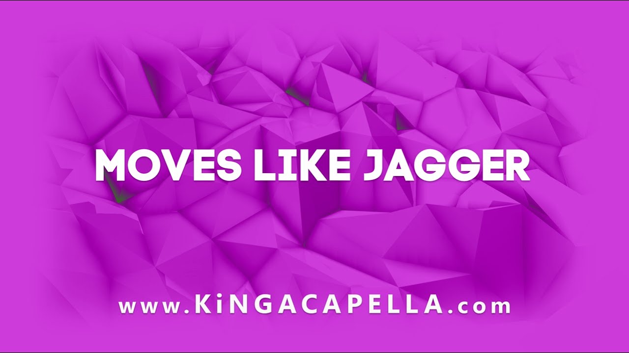 Maroon 5 feat. Christina Aguilera - Moves Like Jagger (Studio Acapella)