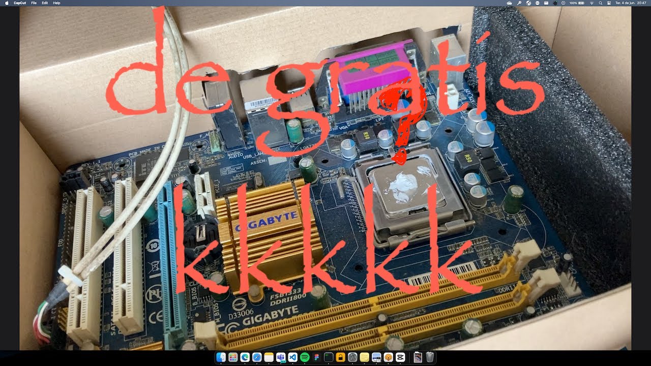 Fiz um PC com case de caixa de papelão - Montagem + Configuração Linux
