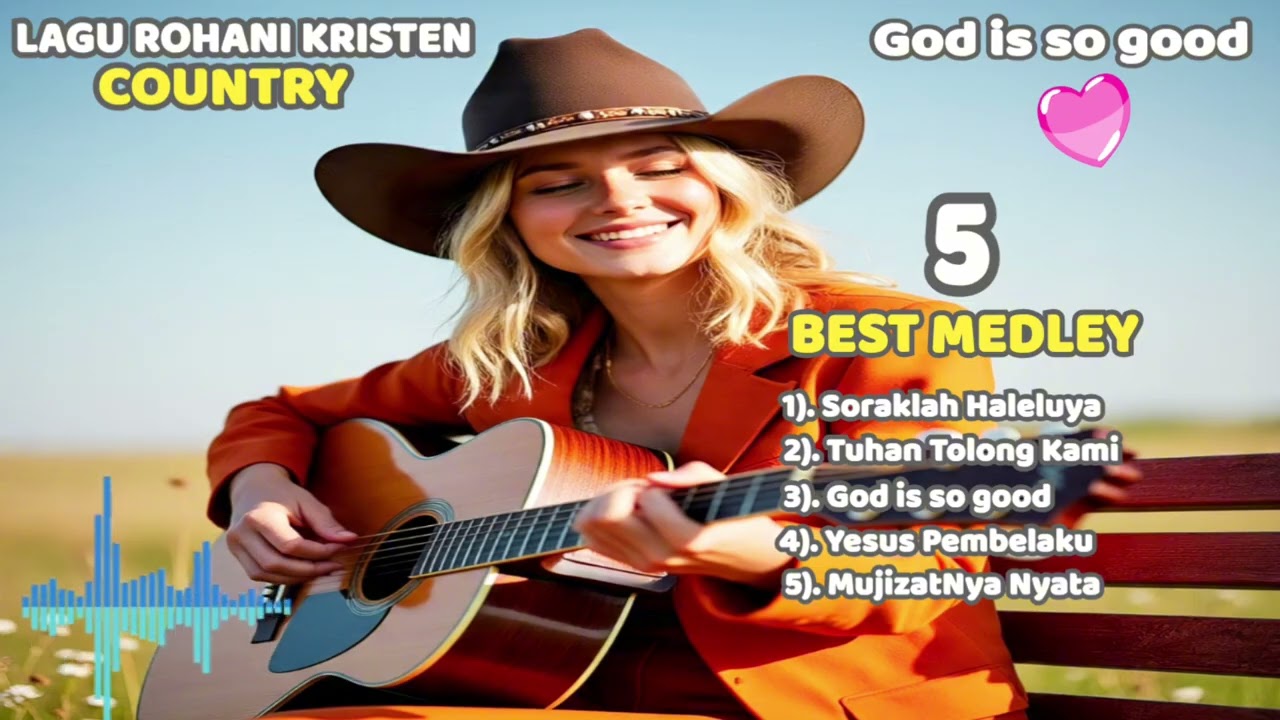 Lagu Rohani Kristen Country 5 Best Medley ❤