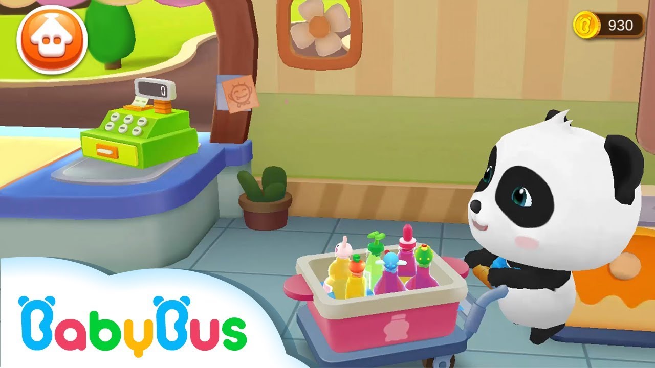 Tienda de jugos del Panda Bebé | Juego Infantil | Educación Infantil | BabyBus Español