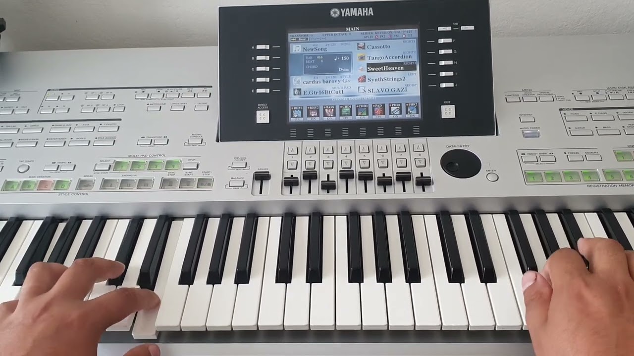 Yamaha tyros 3 - Test čardaše