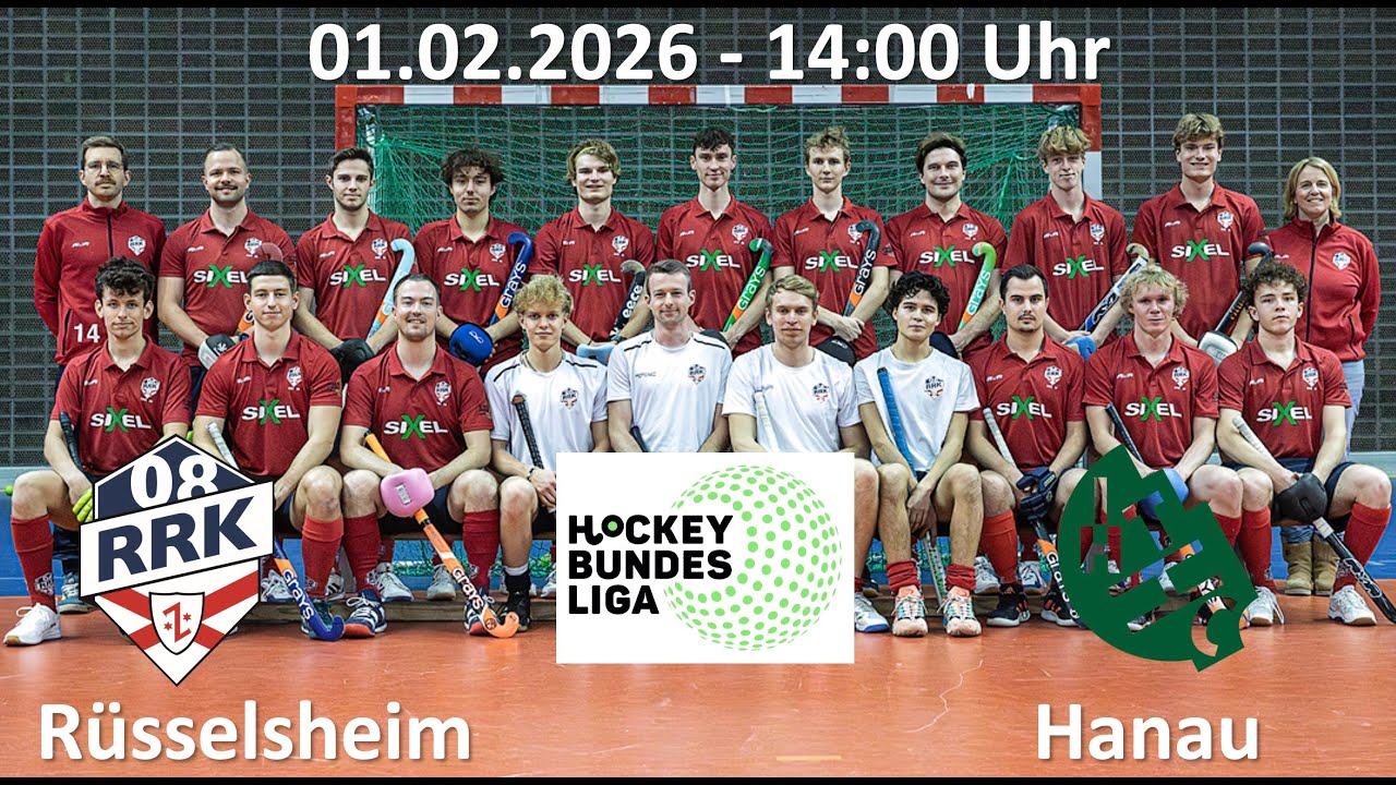 2. Bundesliga Hockey - Herren - Halle - Gruppe Süd - Rüsselsheimer RK vs. Hanauer THC