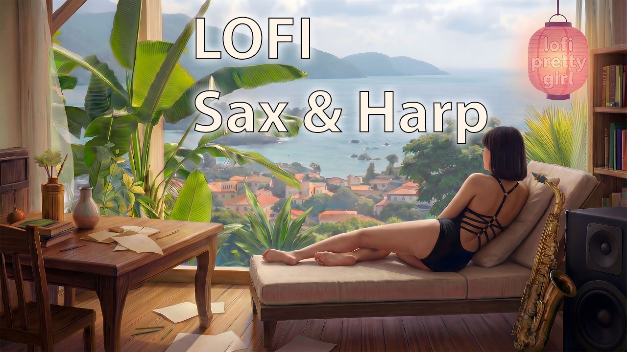 sax & harp lofi radio ✨ beats to relax/study to