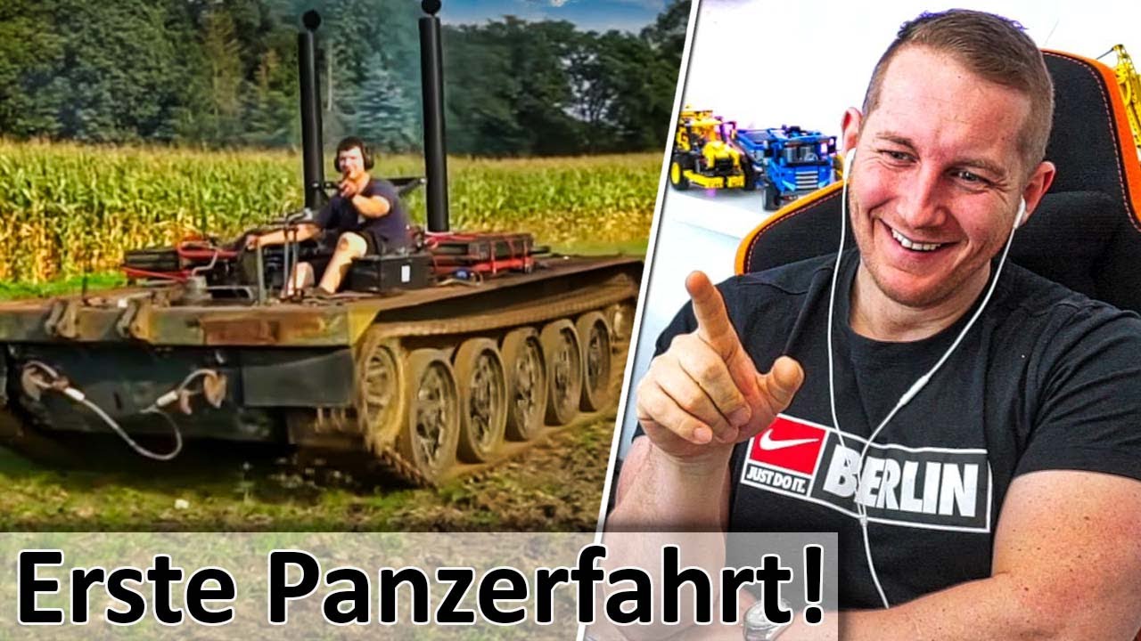 Der V12 LEBT!  Erste PANZERFAHRT auf dem ACKER! - M4cM4nus reagiert