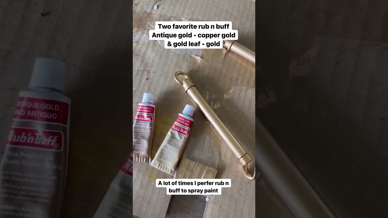 Rub N' Buff #diyhomeprojects #diyhomerenovation