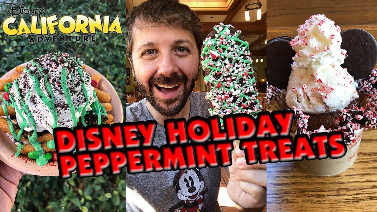 Disney Peppermint Holiday Treats Challenge - Can I Eat Them All In One Day?