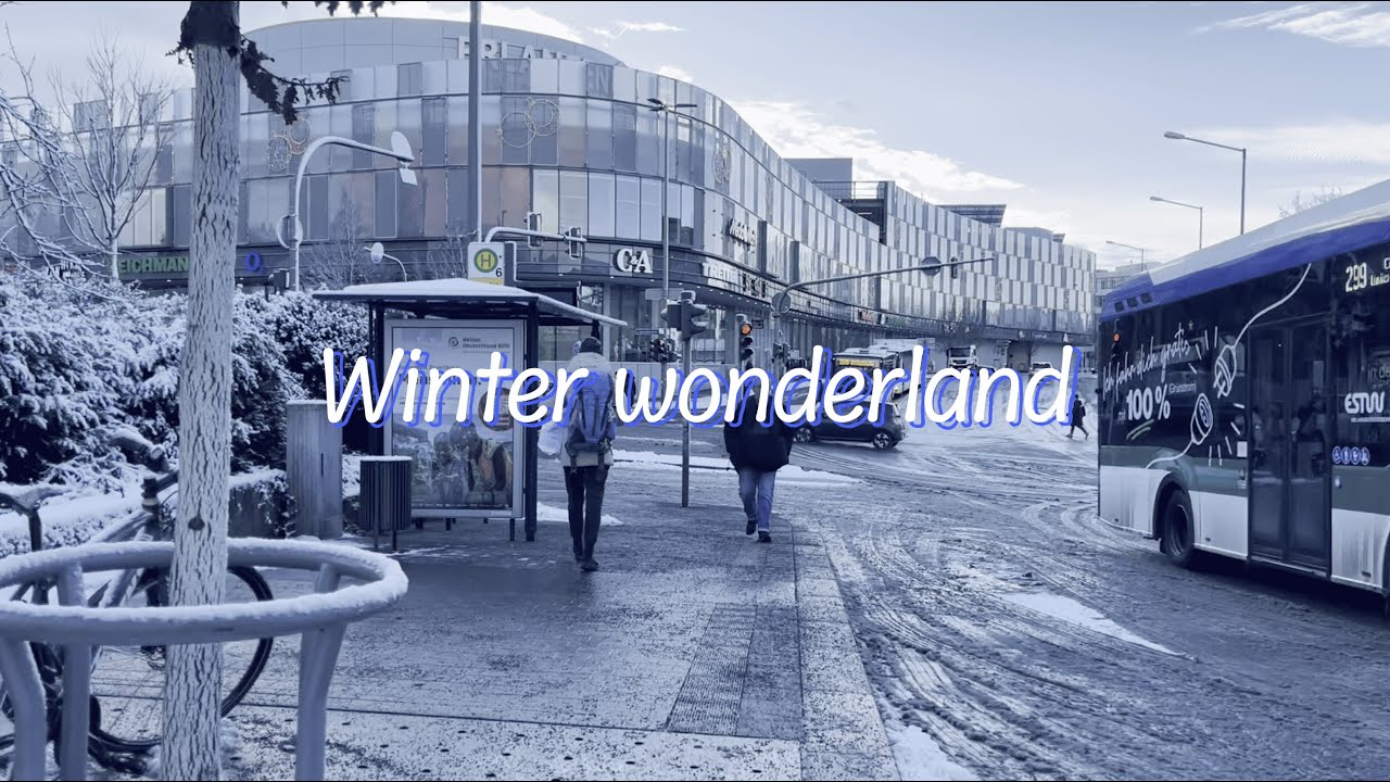 Snow day | Day in my Life | Aesthetic ASMR Vlog | Walking Tour Erlangen | Winter