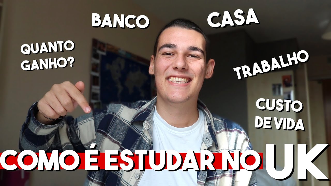 COMO É ESTUDAR NO REINO UNIDO | Quanto ganho, casa, trabalho e custo de vida | Ricardo Cardoso
