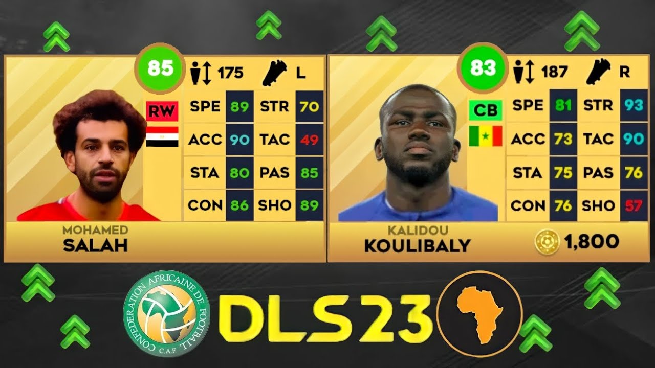 AFRICAN PLAYERS RATING IN DLS 23! | DREAM LEAGUE SOCCER 23