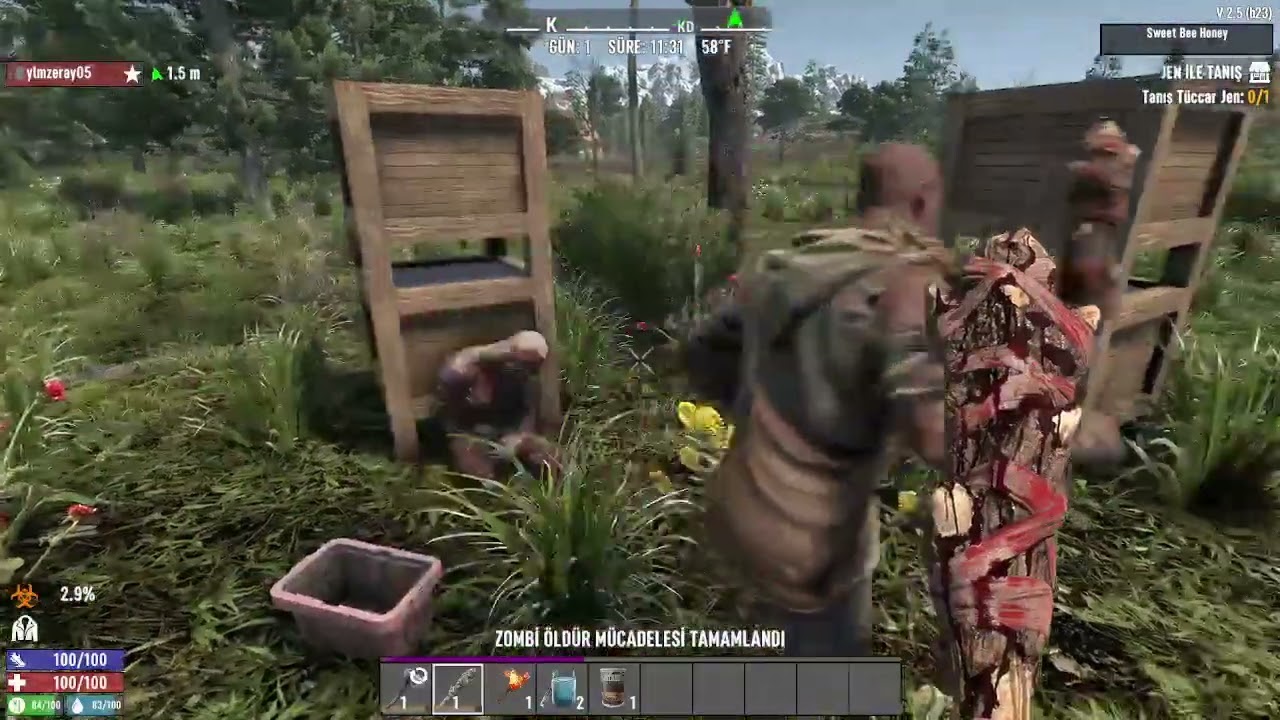 Bu Oyun Sandığımdan Çok Daha Zor! | 7 Days To Die