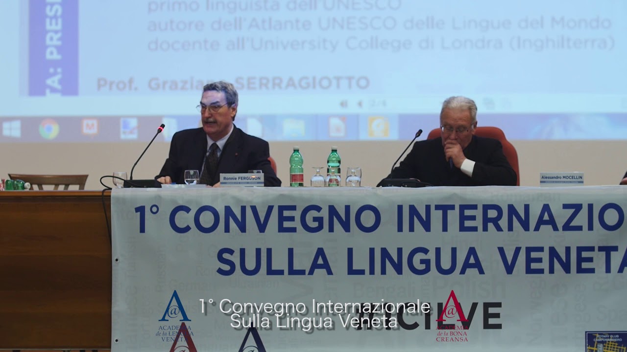 Prof. Ferguson (UniStAndrews): il veneziano, lingua madre dei Dogi  – #1CILVE (18feb2017)