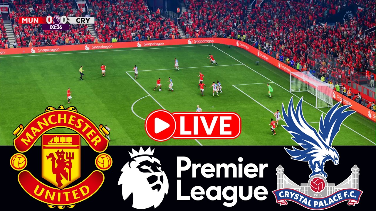 LIVE Manchester United F.C. vs Crystal Palace F.C. | Premier League 2026 | FC 26 PS5 Gameplay