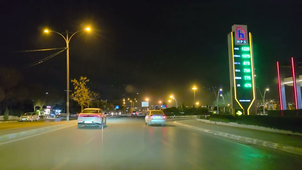 جولة ليلية في مدينة السليمانية 23\2\2026 Sulaymaniyah العراق ، كوردستان Iraq , kordstan الجزء الثاني