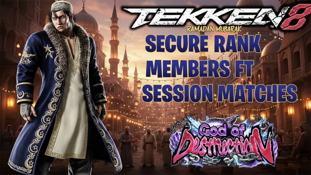 Ramadan Kareem 🌙 Tekken 8 Ranked & Members FT | Anas Plays Live | #youtube #tekken8 #live