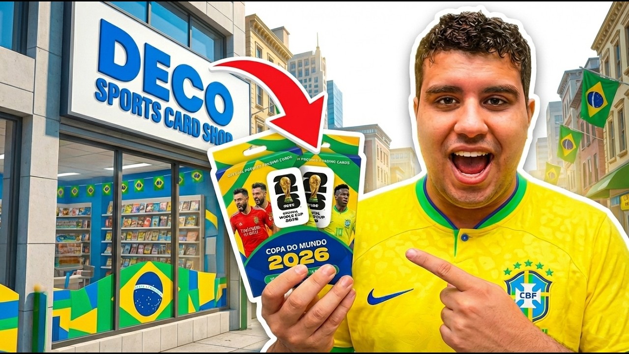 ABRI UMA LOJA de FIGURINHAS da COPA DO MUNDO 2026!! - Sports Card Shop Simulator