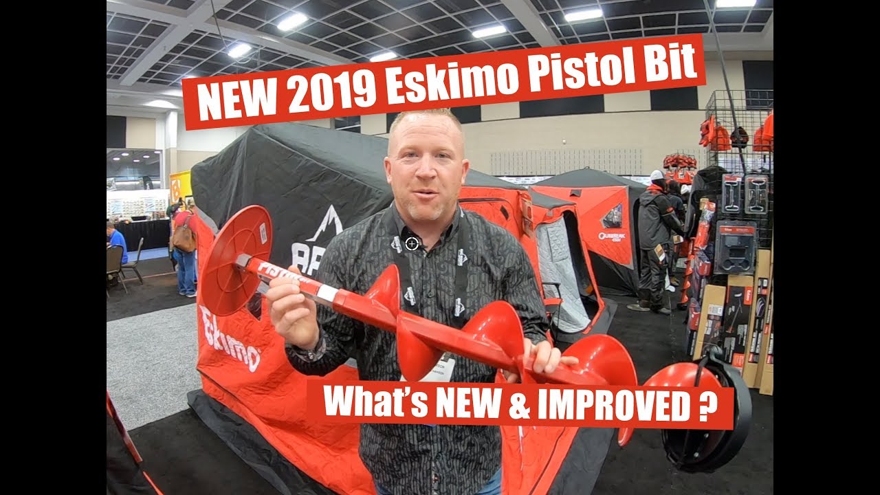 NEW 2019 Eskimo Pistol Bit Lightweight Ice Auger