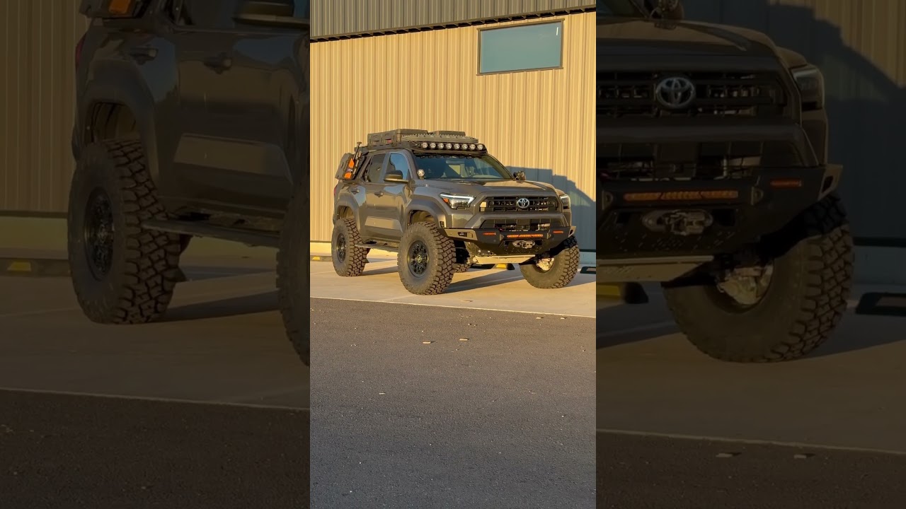 🤯 2025 6th Generation Toyota 4runner on portal axles and 37x13.50R17 Toyo Tires! #Portalaxles