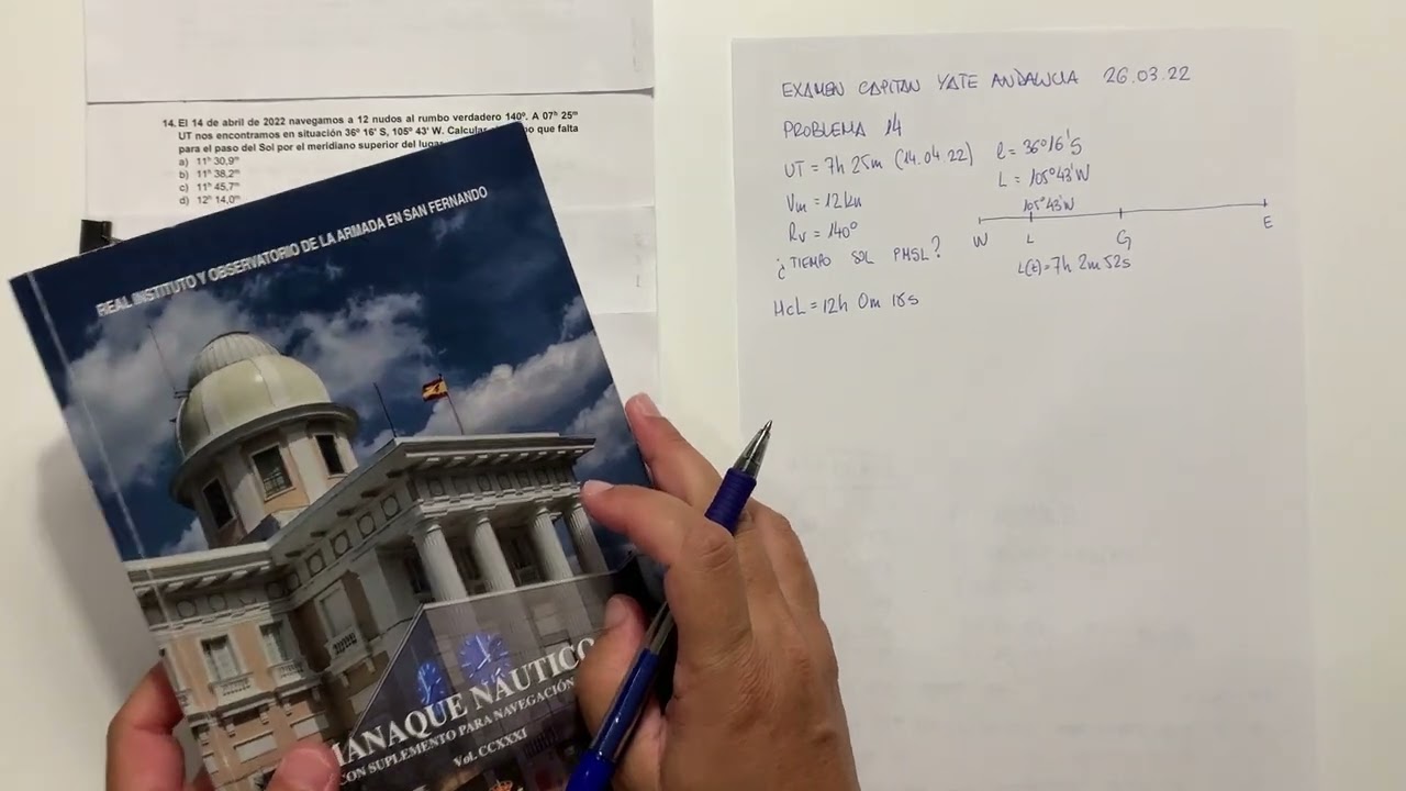 EXAMEN CAPITAN YATE ANDALUCIA 260322 PROB14: HORAS.TIEMPO QUE FALTA