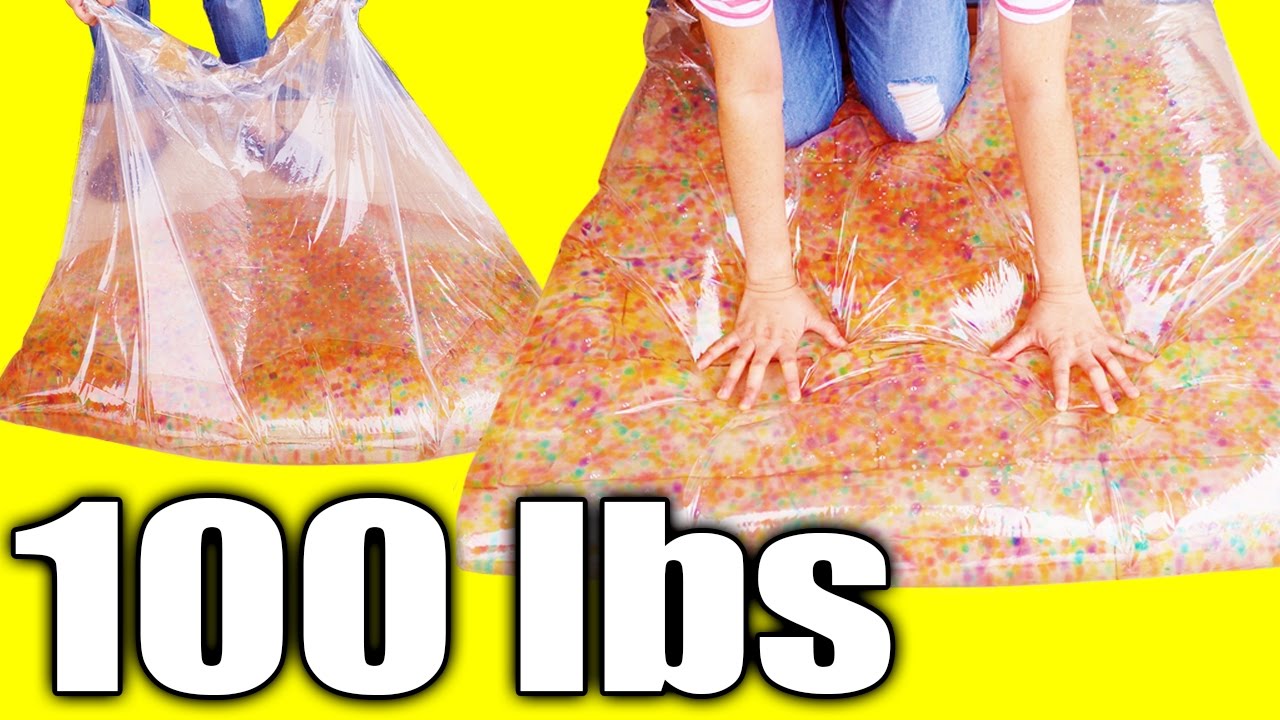 100 lbs Water Blob with 10,000 Water Beads! Cool DIY Project for Kids by Bum Bum Surprise Toys