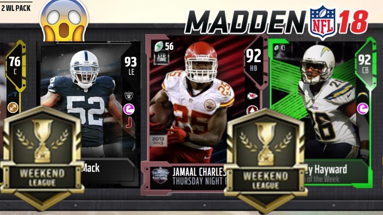 Weekend League Rewards! Give me Elites! Madden 18 MUT 18