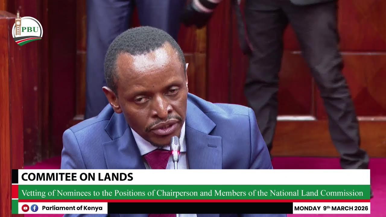 VETTING OF NOMINEES TO THE POSITIONS OF CHAIRPERSON AND MEMBERS OF THE NATIONAL LAND COMMISSION(NLC)