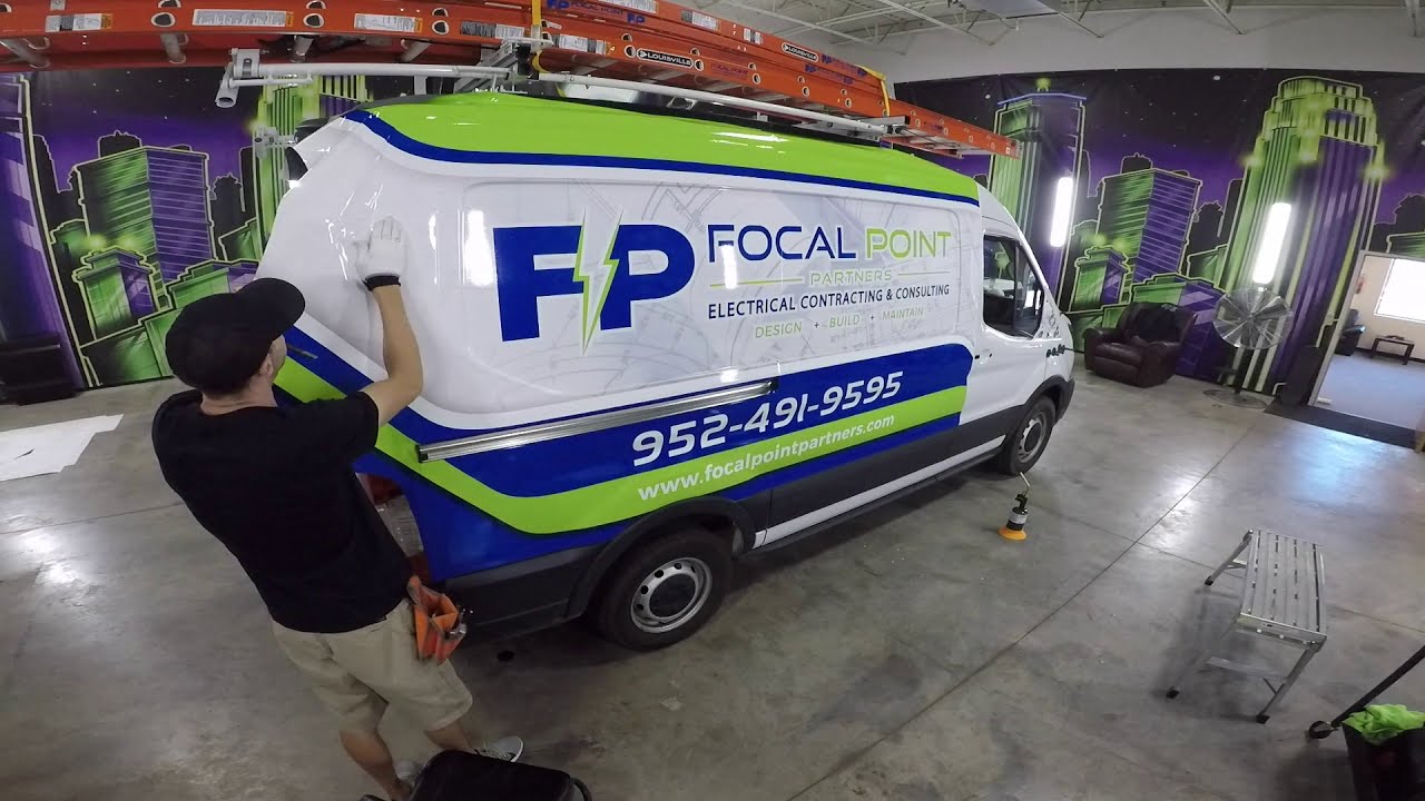 Ford Transit Van Vinyl Wrap Install