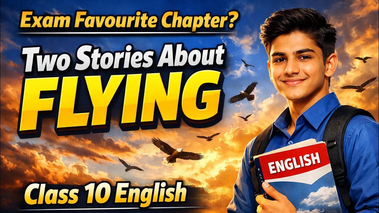 Class 10 English 🔥 Two Stories About Flying | Full Chapter Explained। 