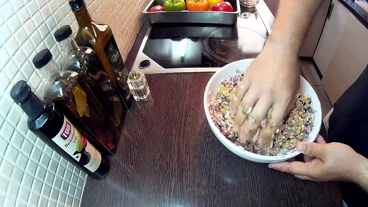 Фаршированные Овощи В Духовке . Греческая кухня