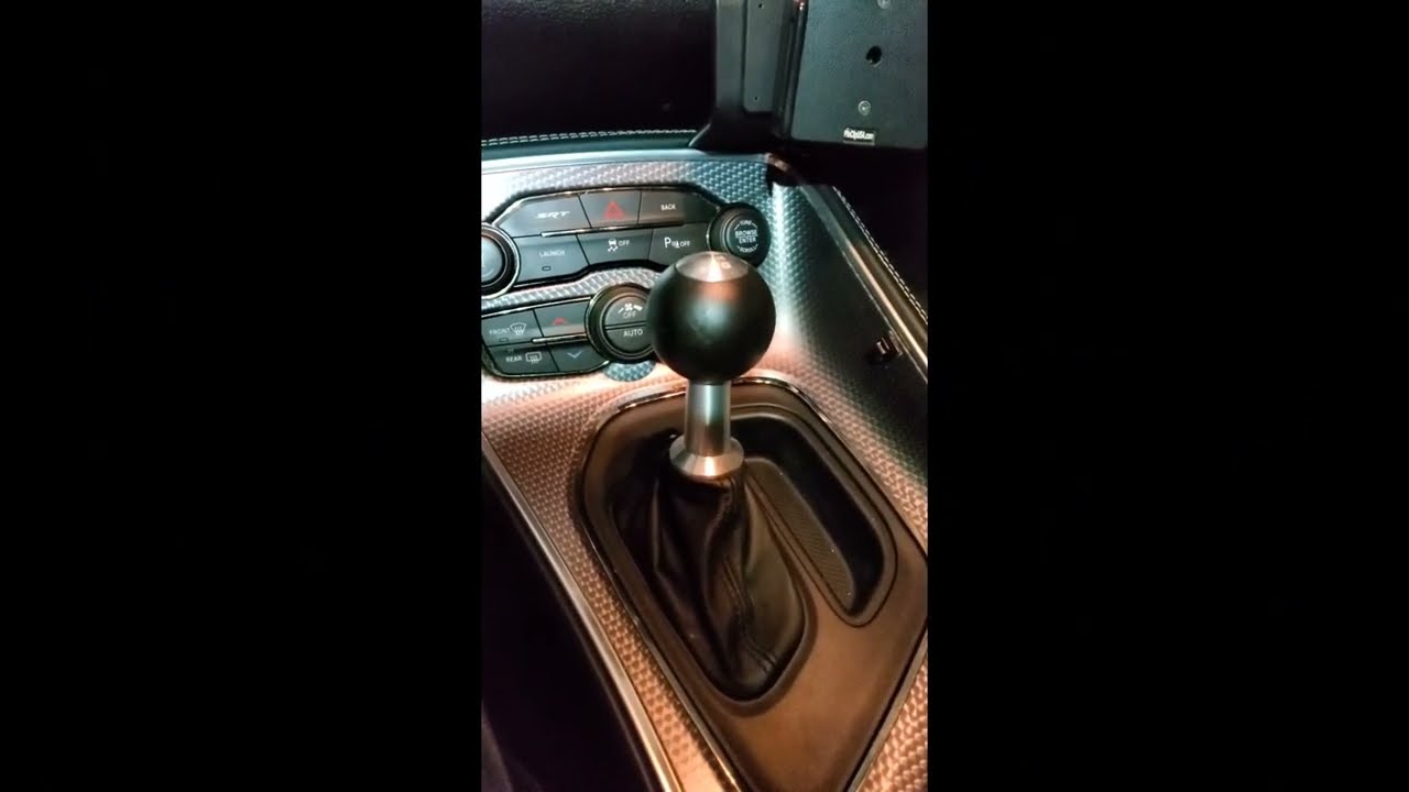 2015+ Dodge Challenger Hellcat Barton Shifter install in automatic 8-speed